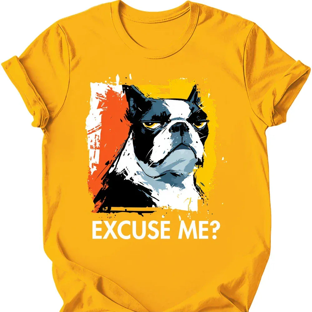 Boston Terrier - Excuse Me Dog T-Shirt Secondary image