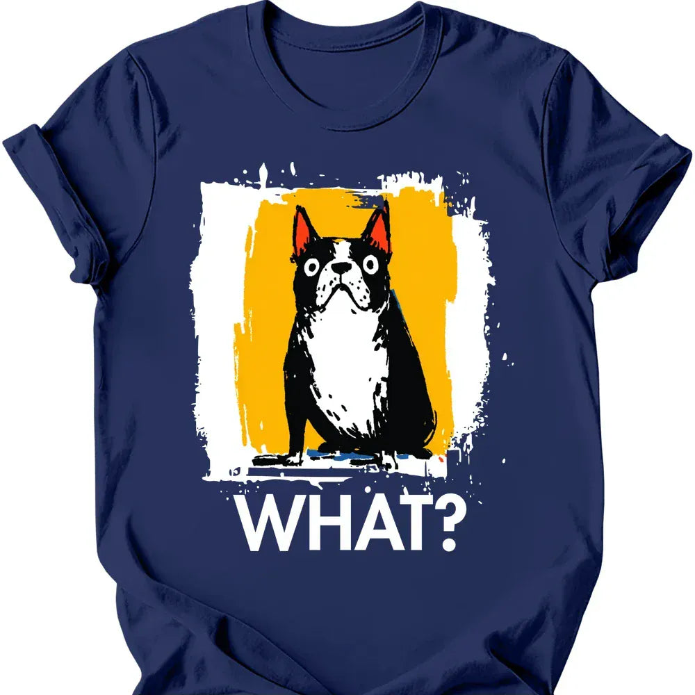 Boston Terrier - What Dog T-Shirt Secondary image