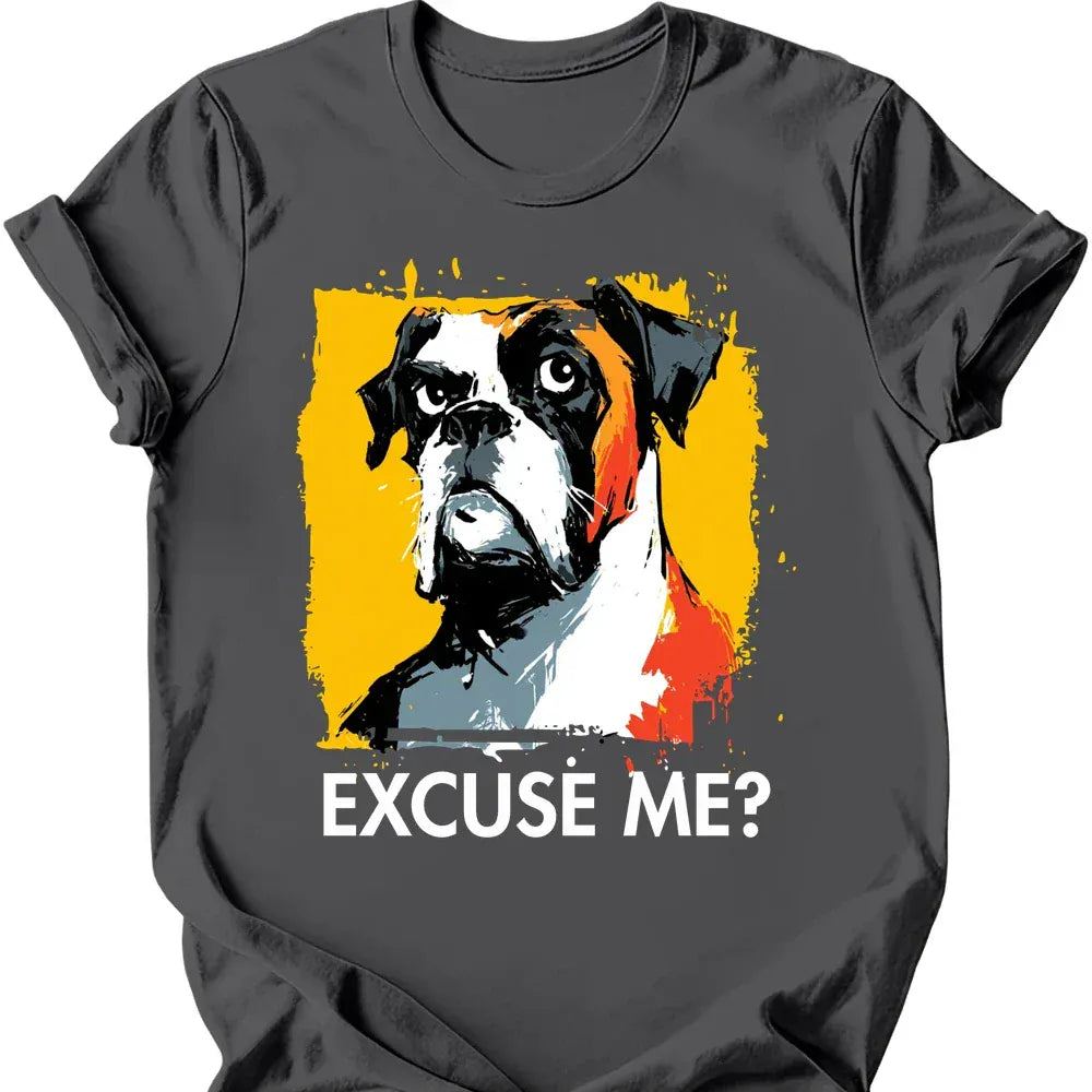 Boxer - Excuse Me Dog T-Shirt Main image