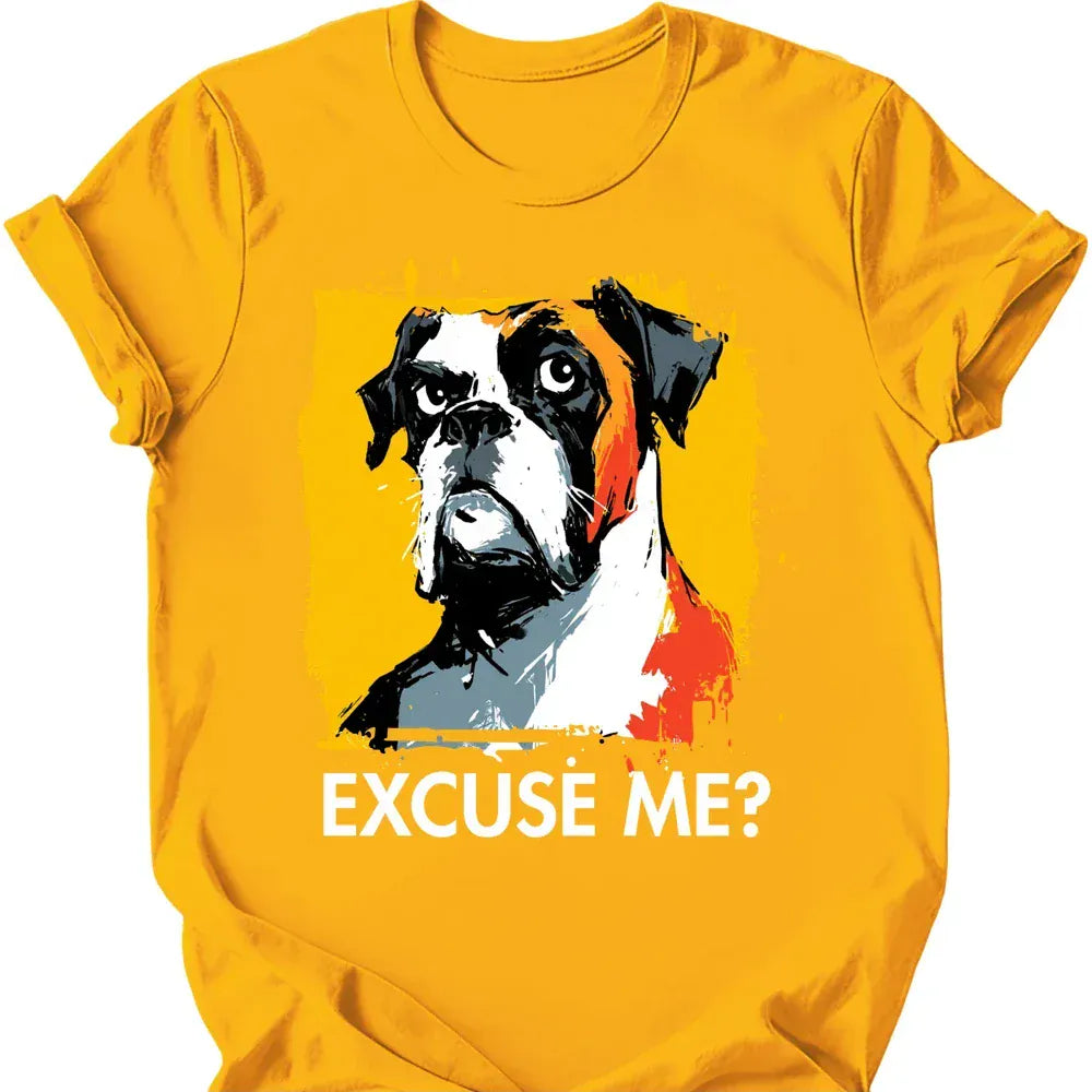 Boxer - Excuse Me Dog T-Shirt Secondary image