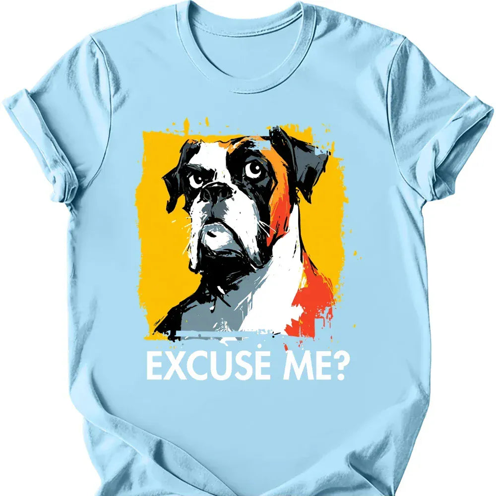 Boxer - Excuse Me Dog T-Shirt