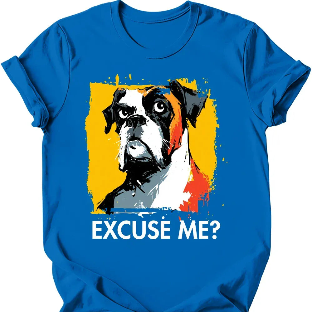 Boxer - Excuse Me Dog T-Shirt