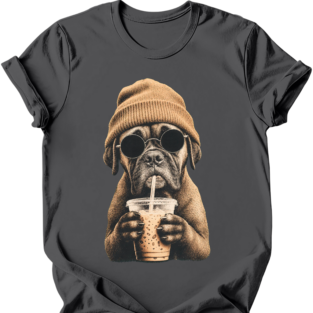 Boxer - Hipster Dog T-Shirt