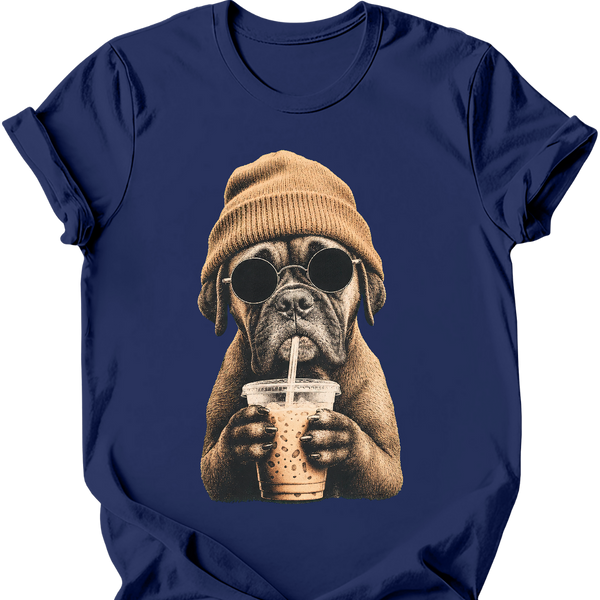 Boxer - Hipster Dog T-Shirt