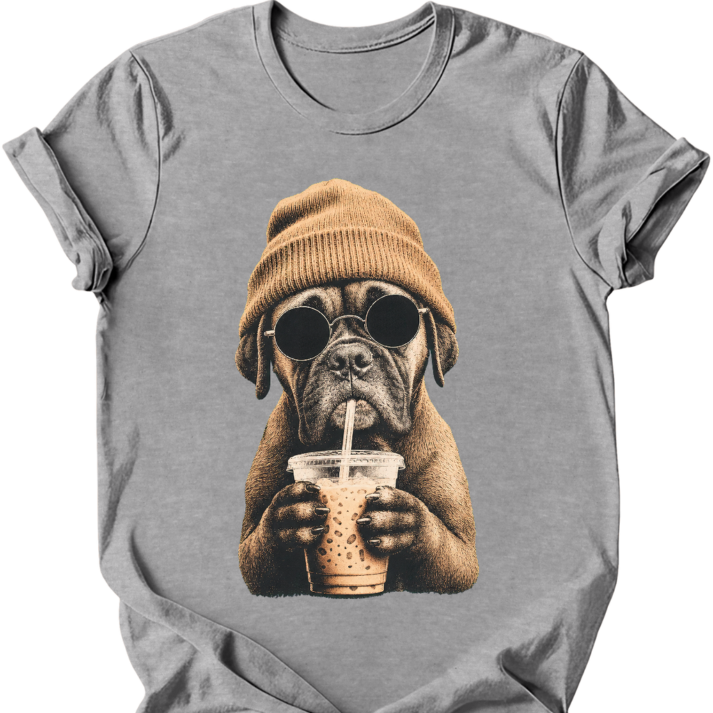 Boxer - Hipster Dog T-Shirt