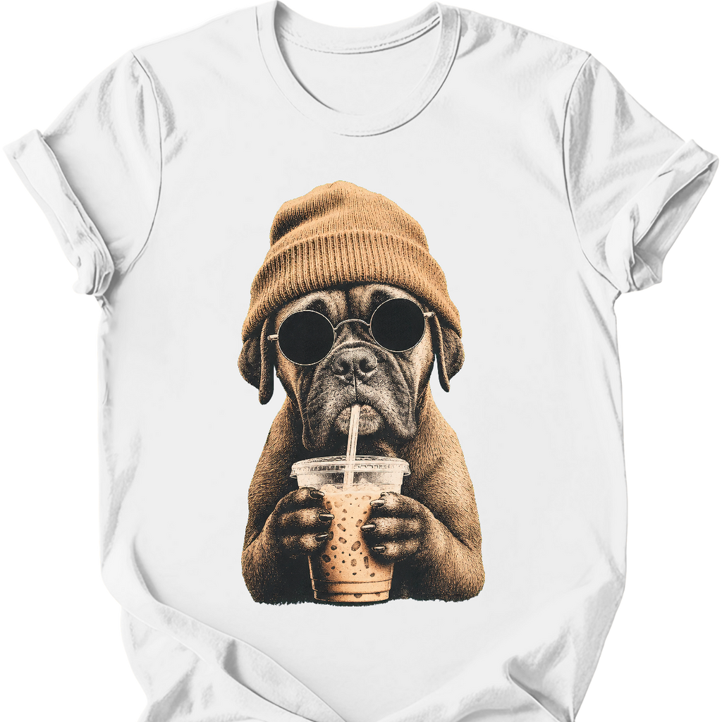 Boxer - Hipster Dog T-Shirt