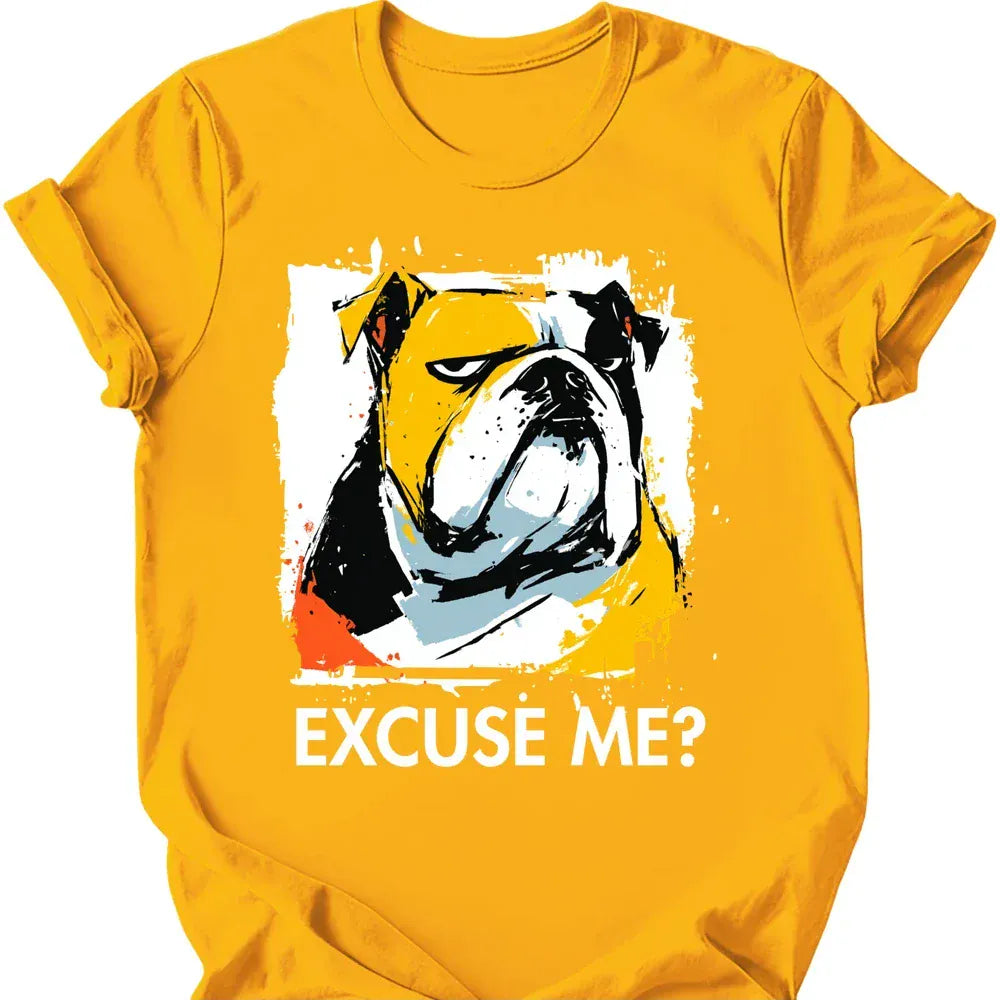 Bulldog - Excuse Me Dog T-Shirt