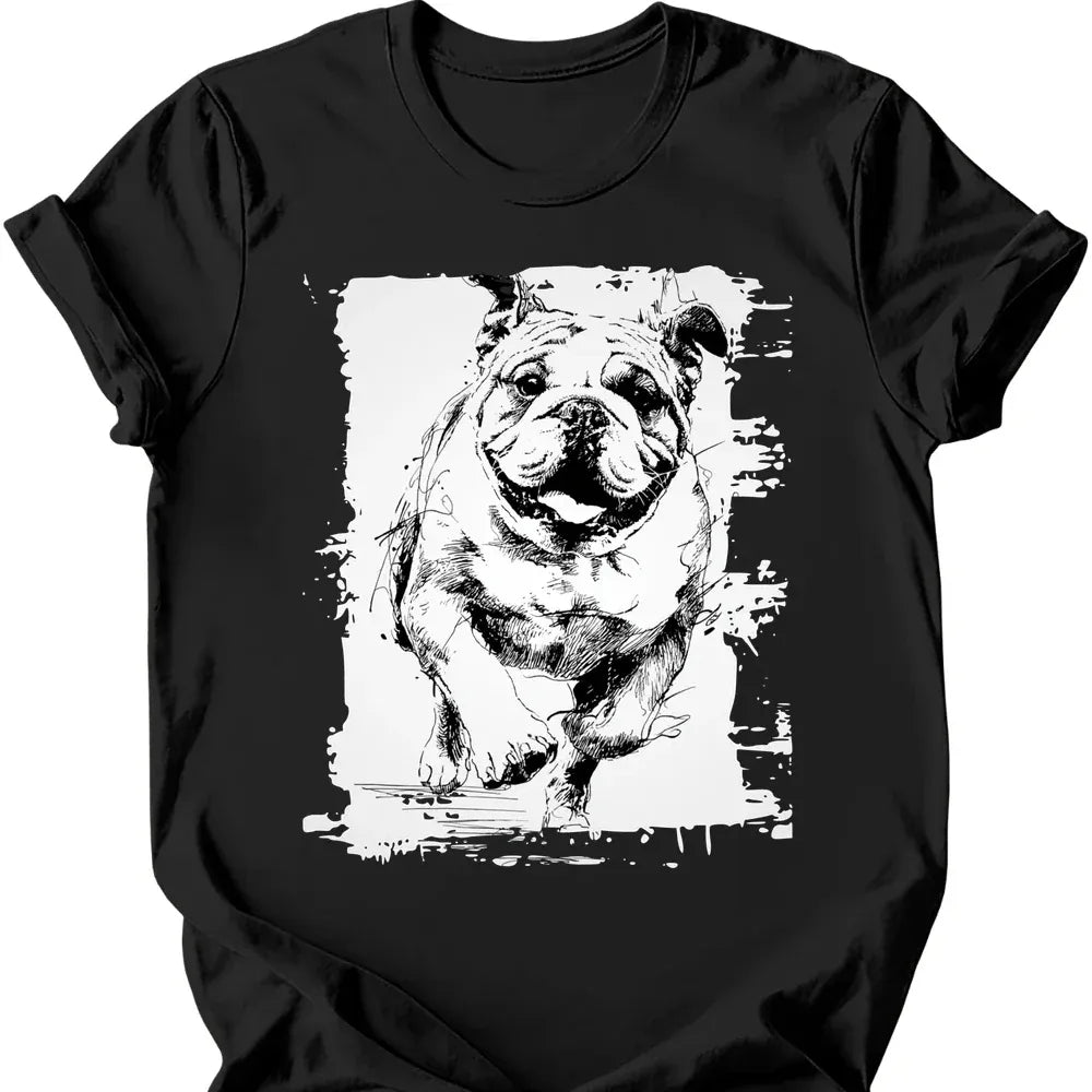 Bulldog - Running Dog T-Shirt