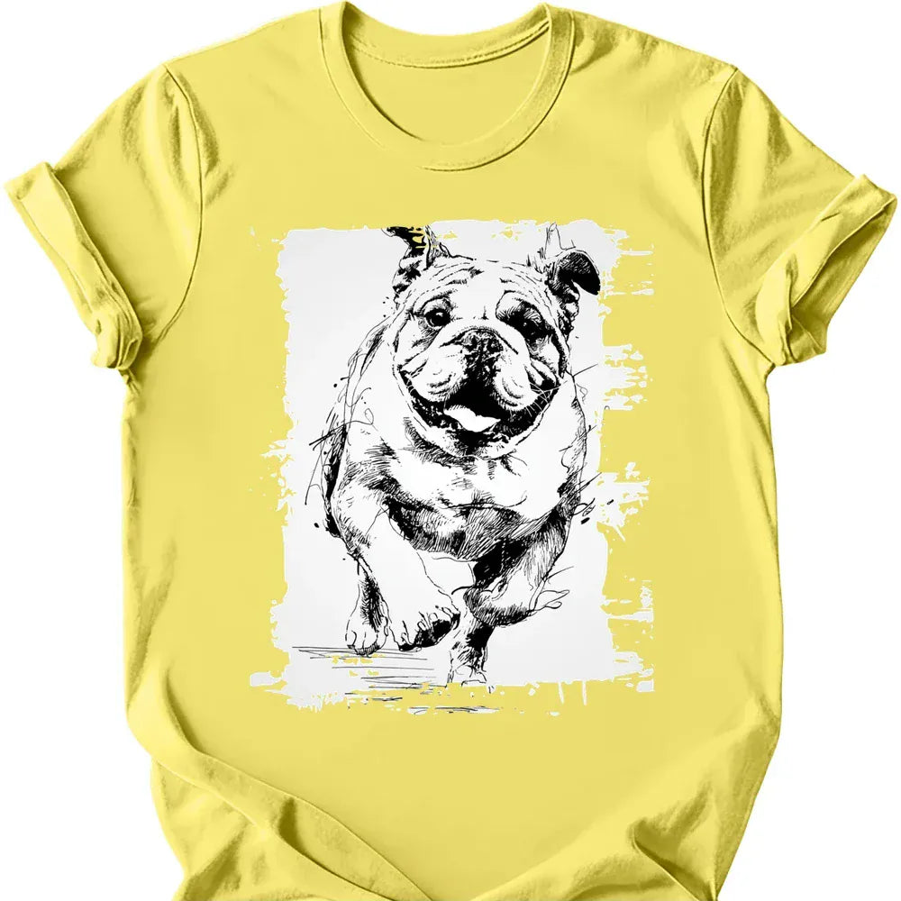 Bulldog - Running Dog T-Shirt