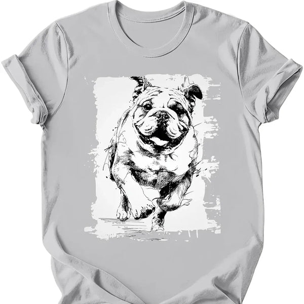 Bulldog - Running Dog T-Shirt