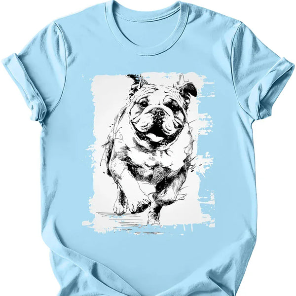Bulldog - Running Dog T-Shirt