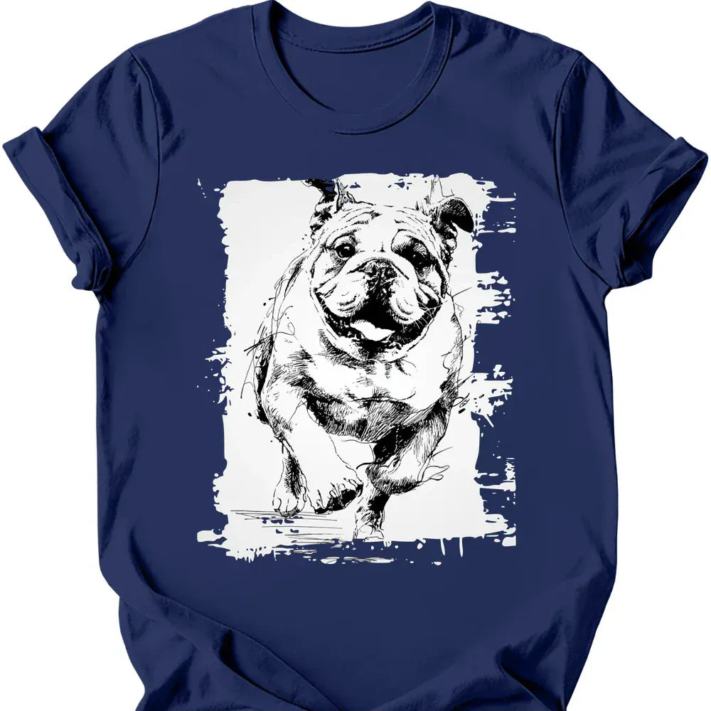 Bulldog - Running Dog T-Shirt