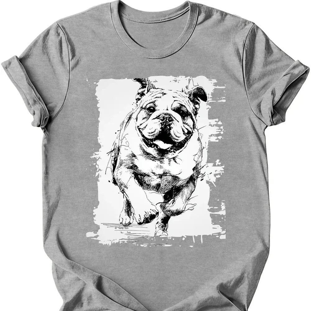 Bulldog - Running Dog T-Shirt