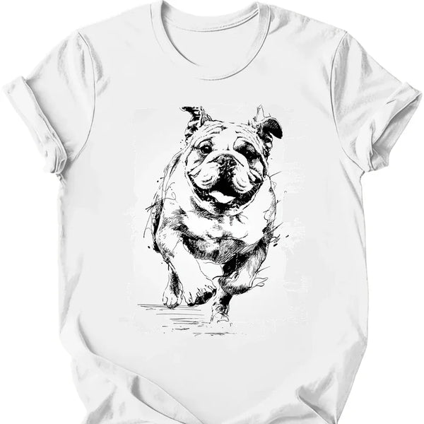 Bulldog - Running Dog T-Shirt
