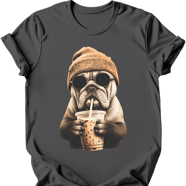 Bulldog - Hipster Dog T-Shirt