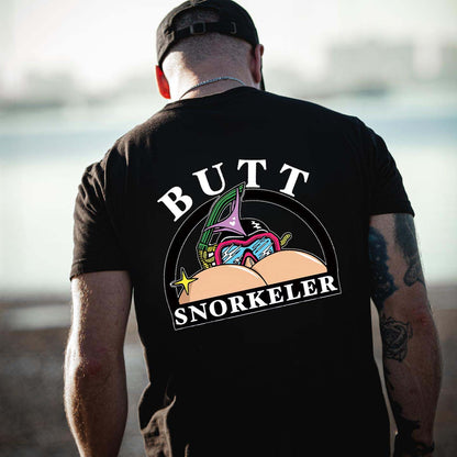 Butt Snorkeler Printed Men's T-shirt
