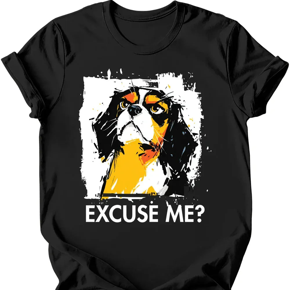 Cavalier King Charles Spaniel - Excuse Me Dog T-Shirt Main image