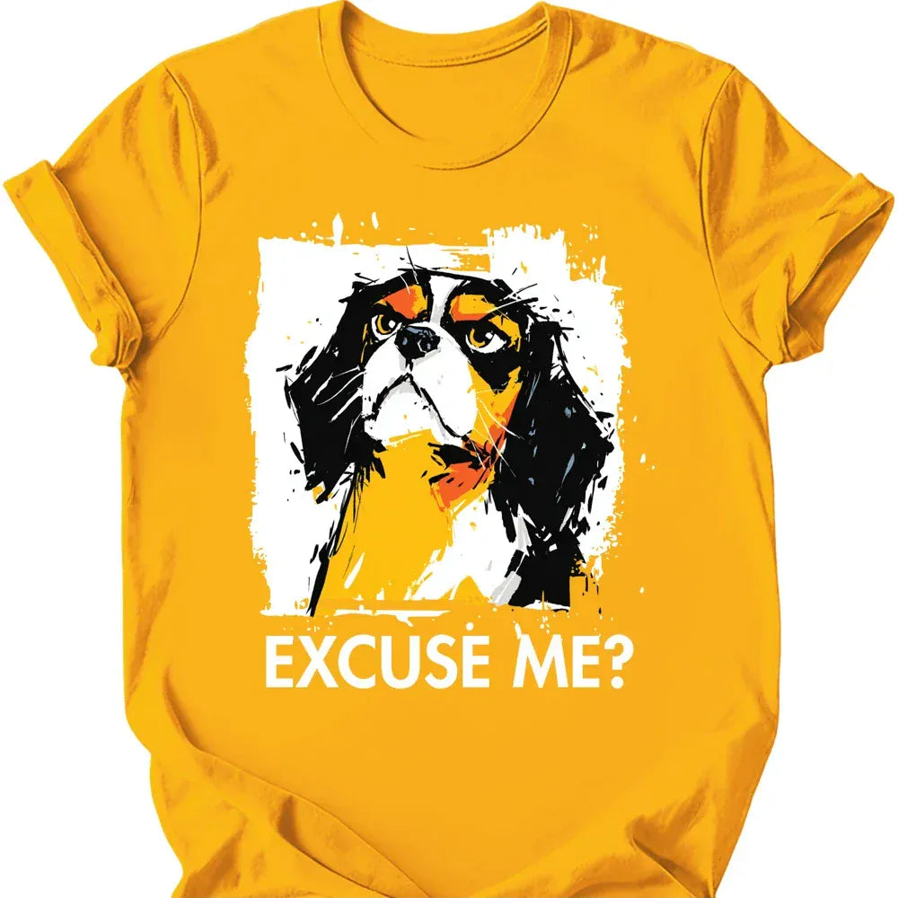 Cavalier King Charles Spaniel - Excuse Me Dog T-Shirt Secondary image