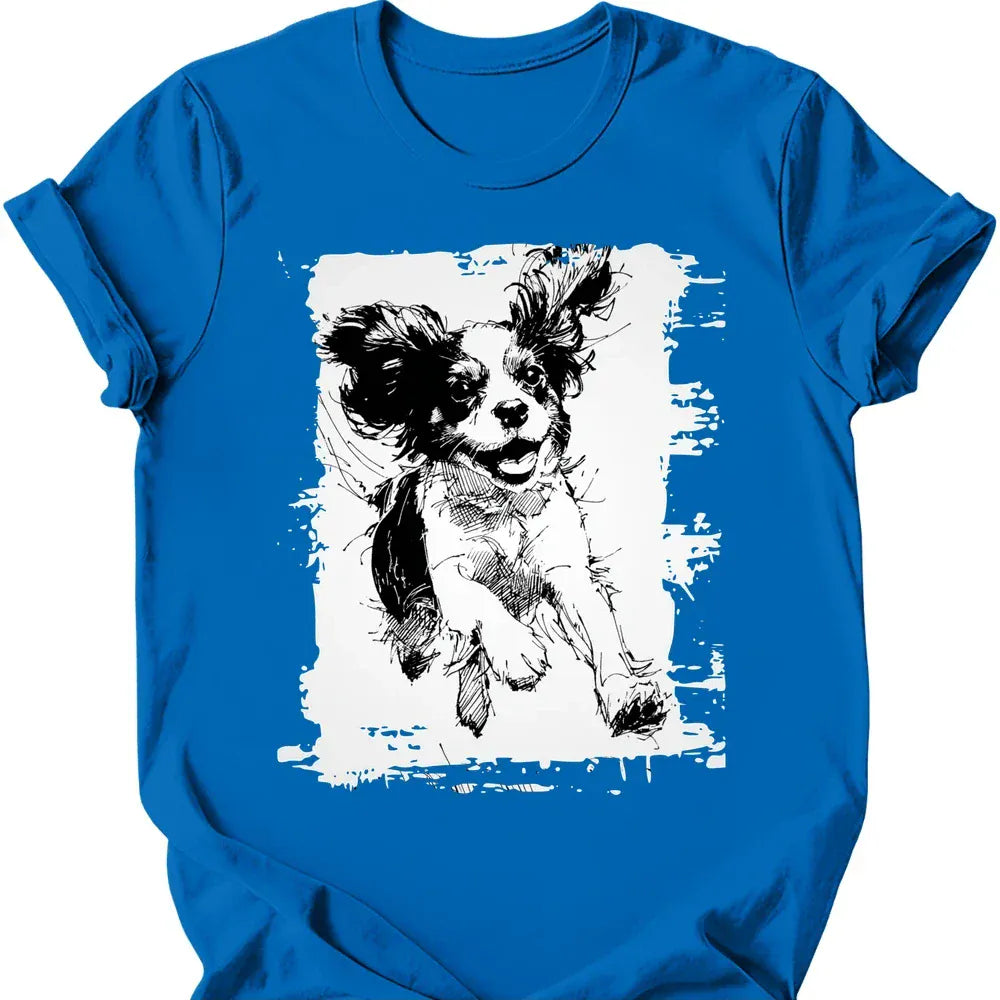 Cavalier King Charles Spaniel - Running Dog T-Shirt Secondary image