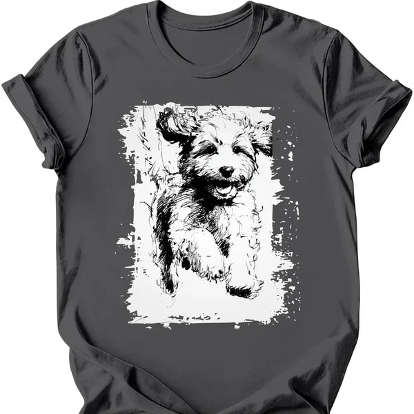Cavapoo - Running Dog T-Shirt