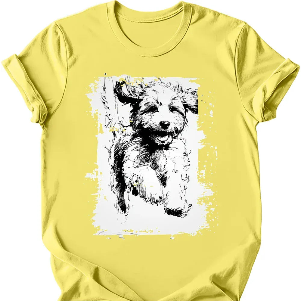 Cavapoo - Running Dog T-Shirt