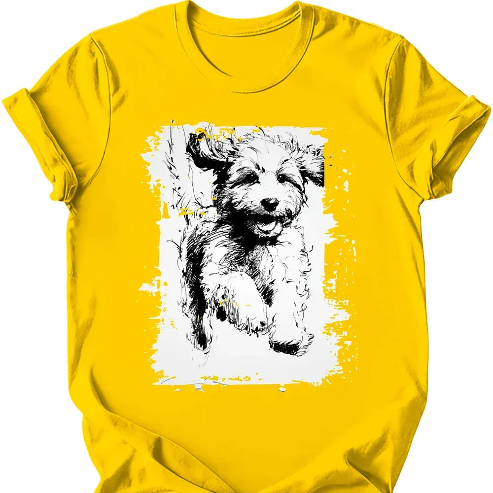 Cavapoo - Running Dog T-Shirt