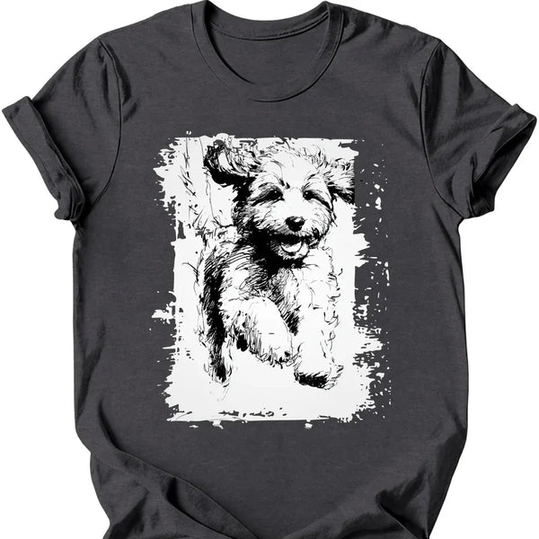 Cavapoo - Running Dog T-Shirt