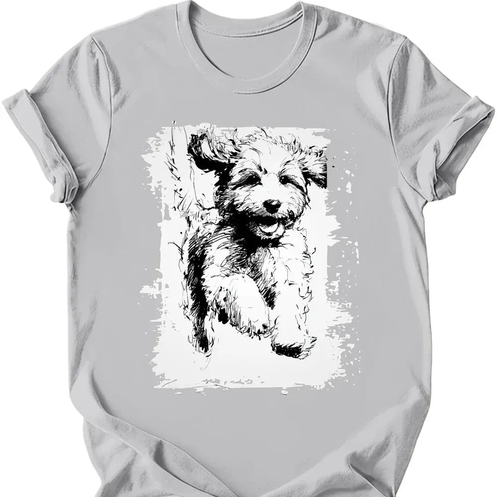 Cavapoo - Running Dog T-Shirt