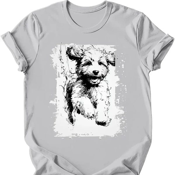 Cavapoo - Running Dog T-Shirt