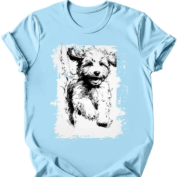 Cavapoo - Running Dog T-Shirt