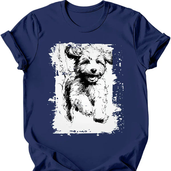 Cavapoo - Running Dog T-Shirt