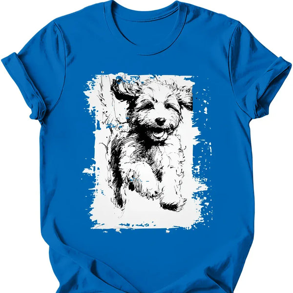 Cavapoo - Running Dog T-Shirt