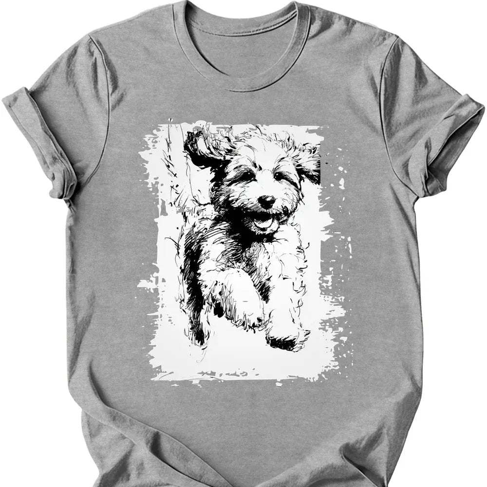 Cavapoo - Running Dog T-Shirt
