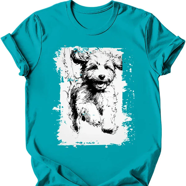 Cavapoo - Running Dog T-Shirt