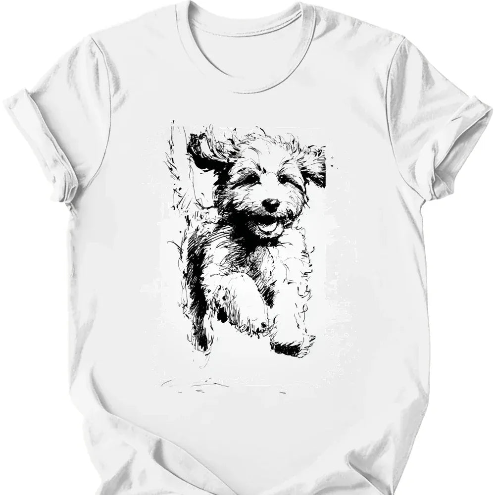 Cavapoo - Running Dog T-Shirt