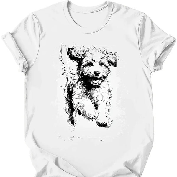 Cavapoo - Running Dog T-Shirt