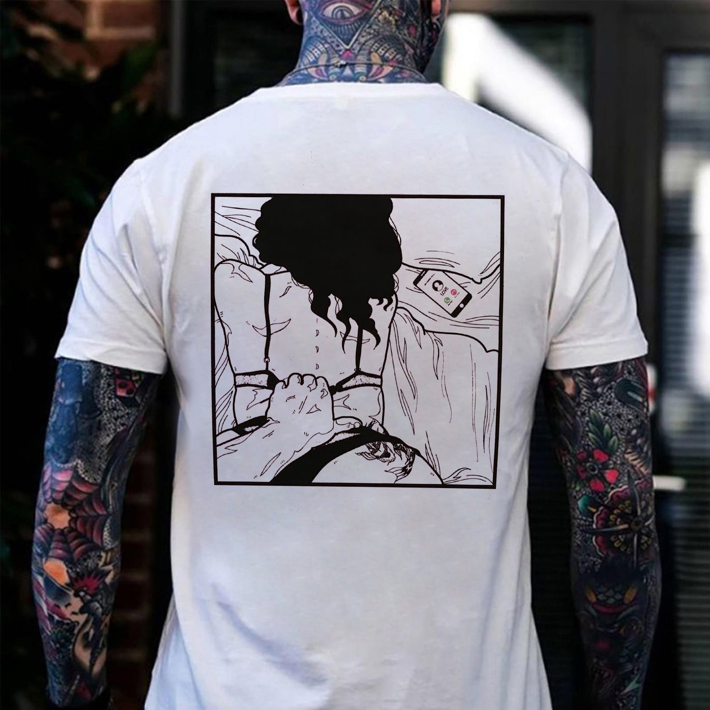 Love Calling Printed Men's T-shirt