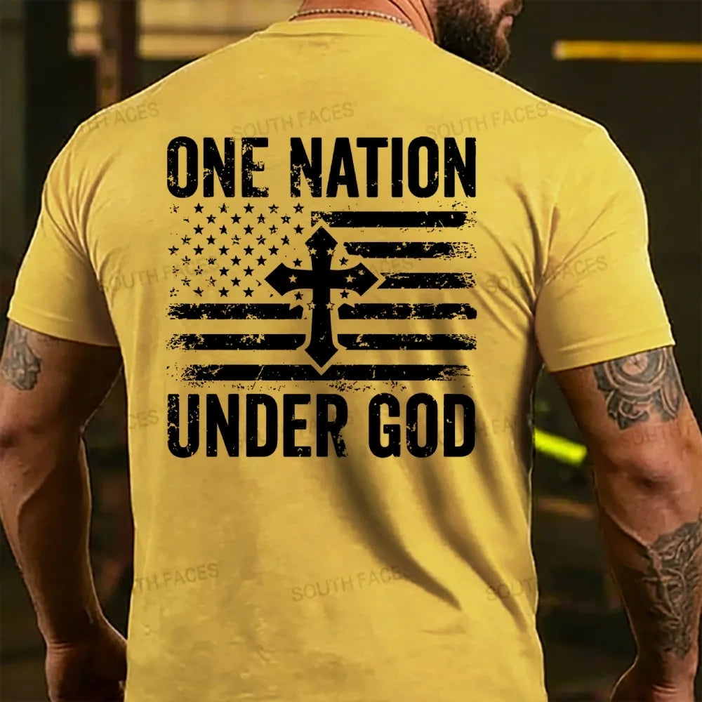 One Nation Under God Back T-shirts