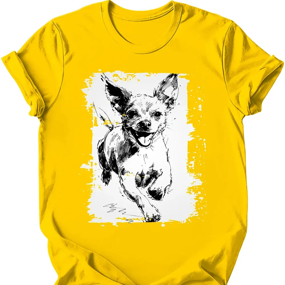 Chihuahua - Running Dog T-Shirt