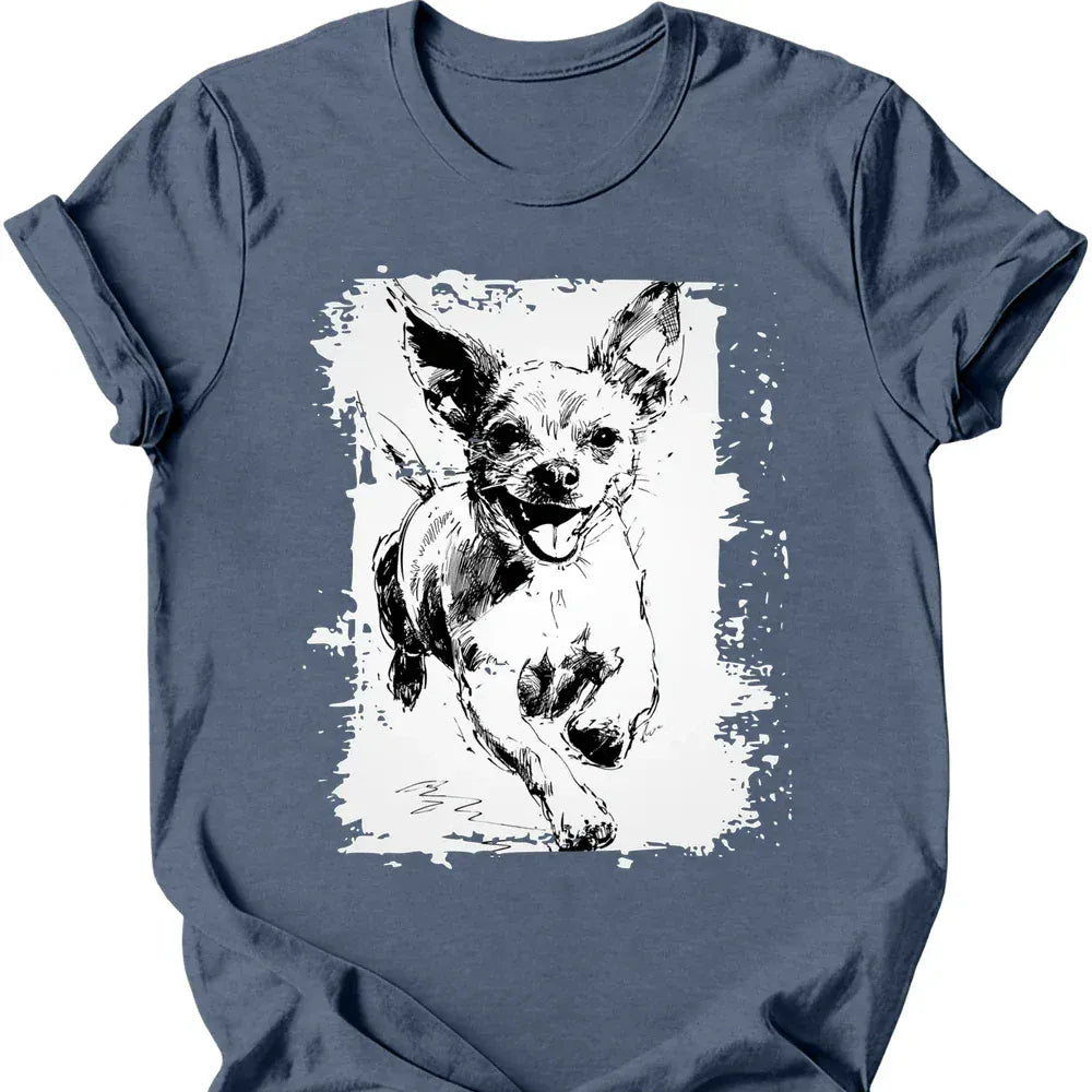 Chihuahua - Running Dog T-Shirt
