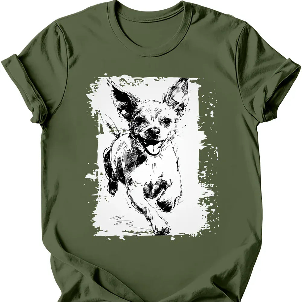 Chihuahua - Running Dog T-Shirt