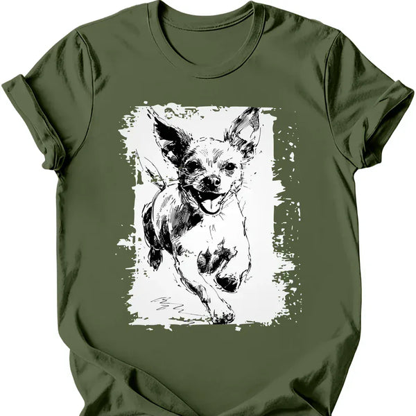 Chihuahua - Running Dog T-Shirt