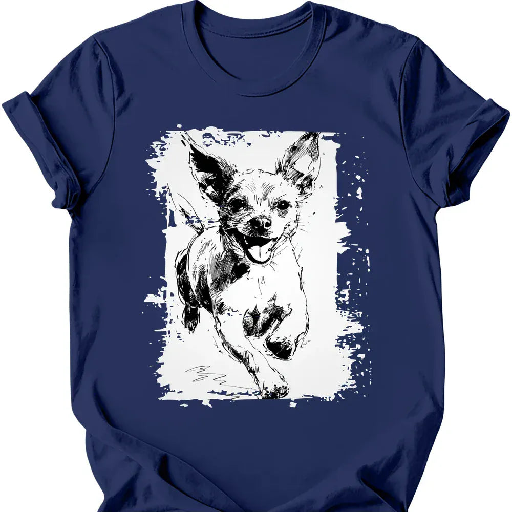 Chihuahua - Running Dog T-Shirt