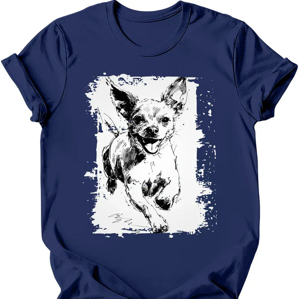 Chihuahua - Running Dog T-Shirt