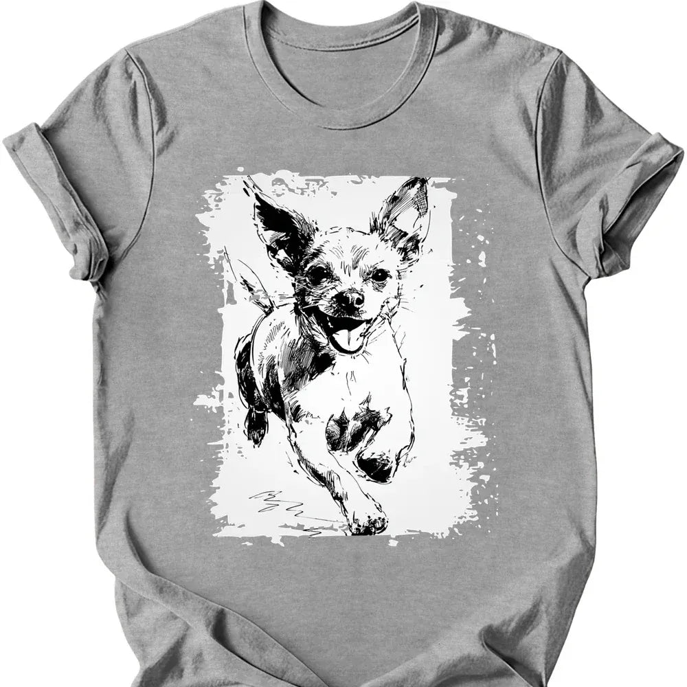 Chihuahua - Running Dog T-Shirt