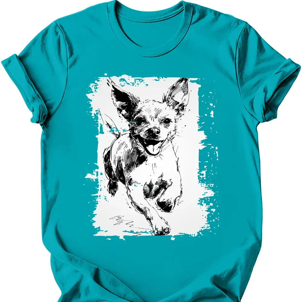 Chihuahua - Running Dog T-Shirt