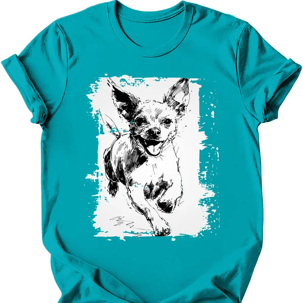 Chihuahua - Running Dog T-Shirt