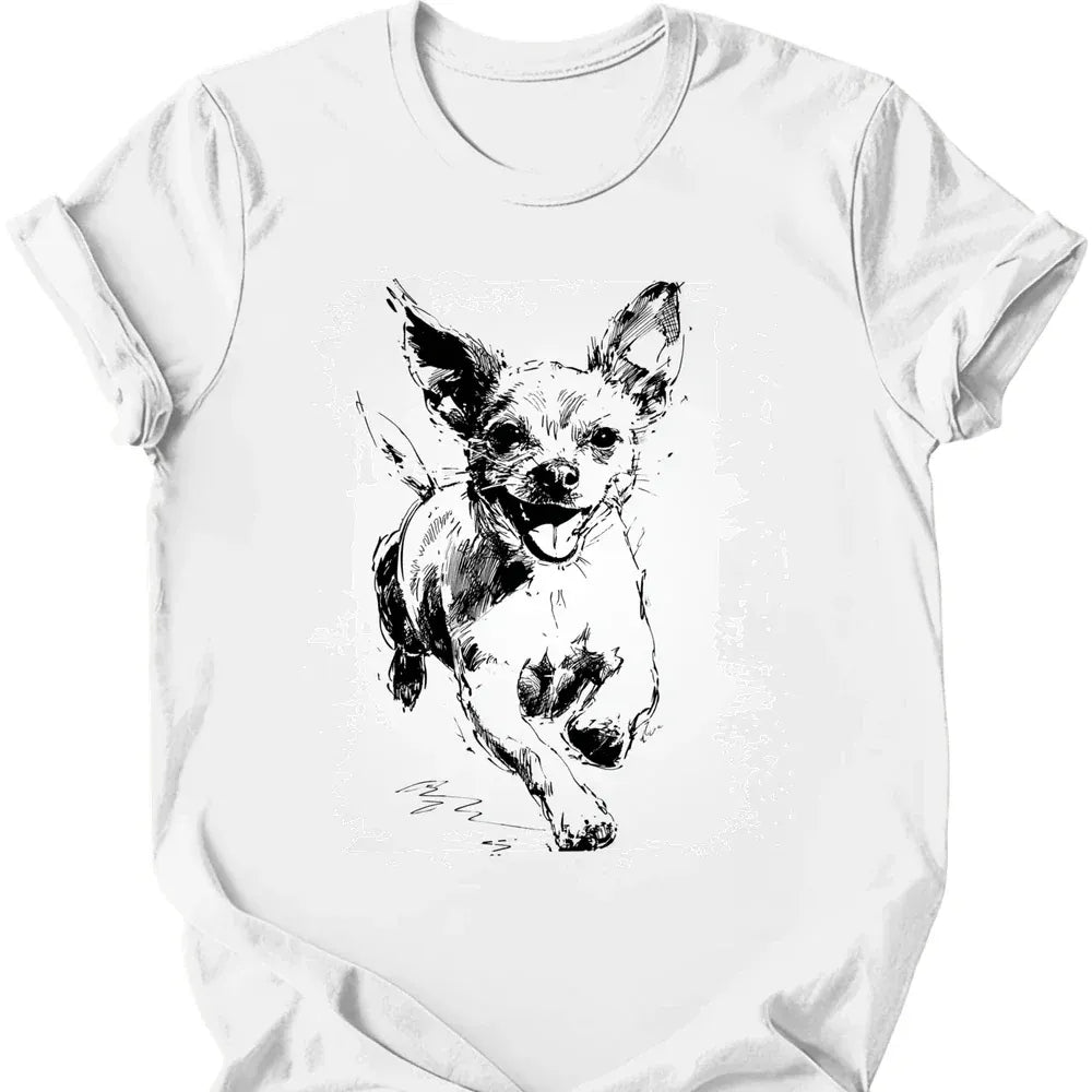 Chihuahua - Running Dog T-Shirt
