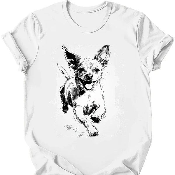 Chihuahua - Running Dog T-Shirt