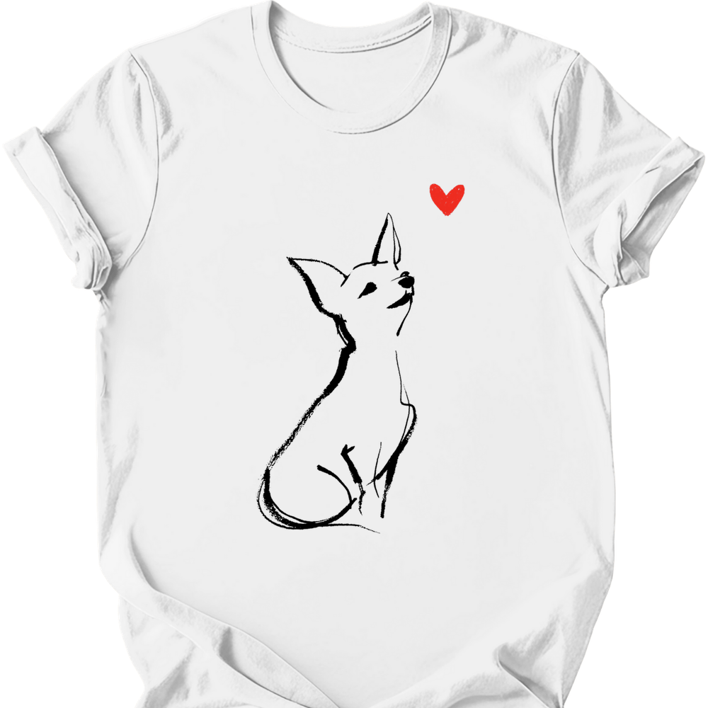 Chihuahua - Sketch Dog T-Shirt Main image
